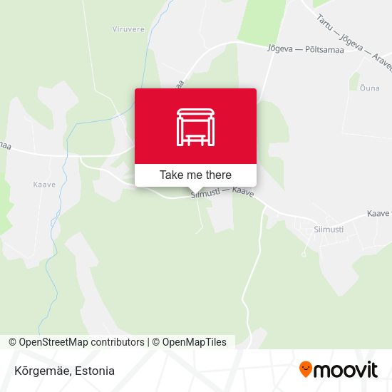 Карта Kõrgemäe