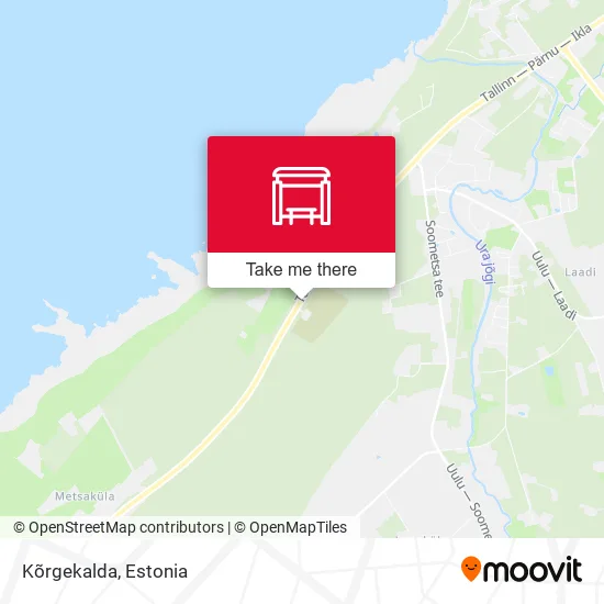 Карта Kõrgekalda