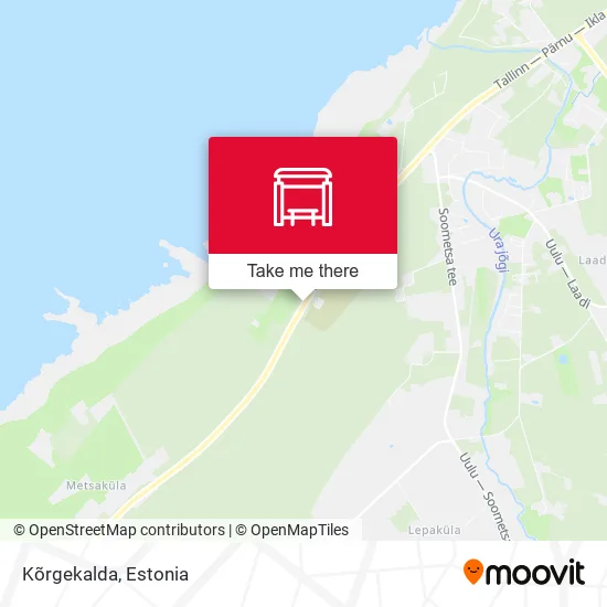 Карта Kõrgekalda