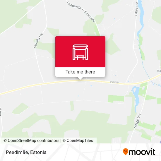 Карта Peedimäe