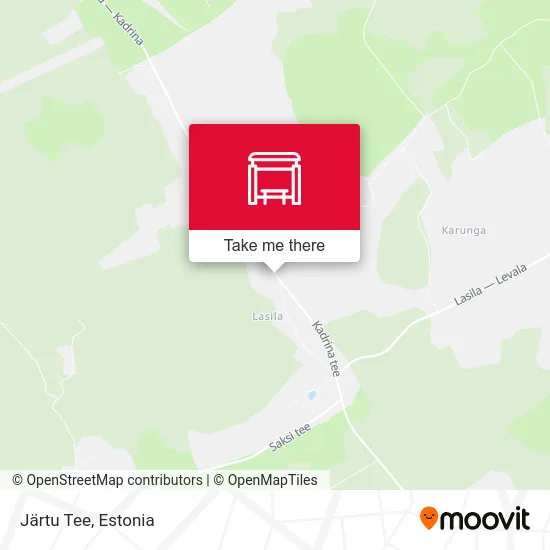 Карта Järtu Tee