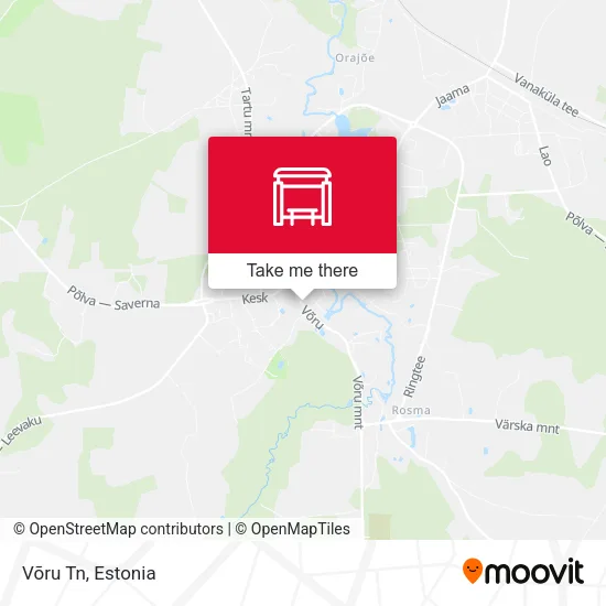Карта Võru Tn
