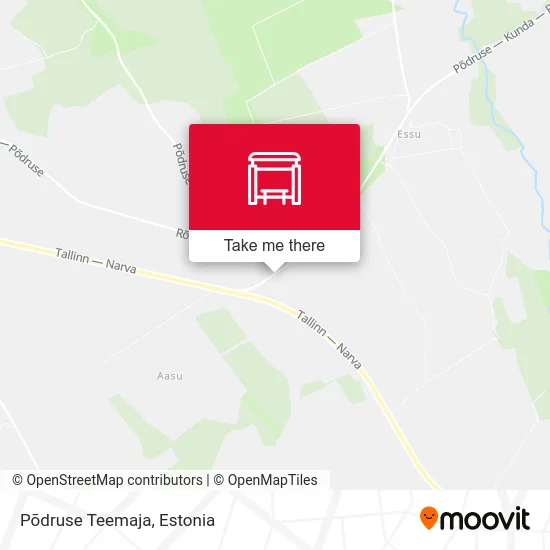 Карта Põdruse Teemaja