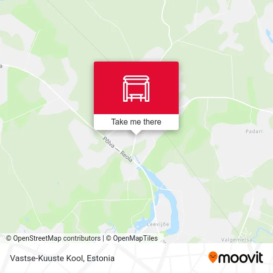 Карта Vastse-Kuuste Kool