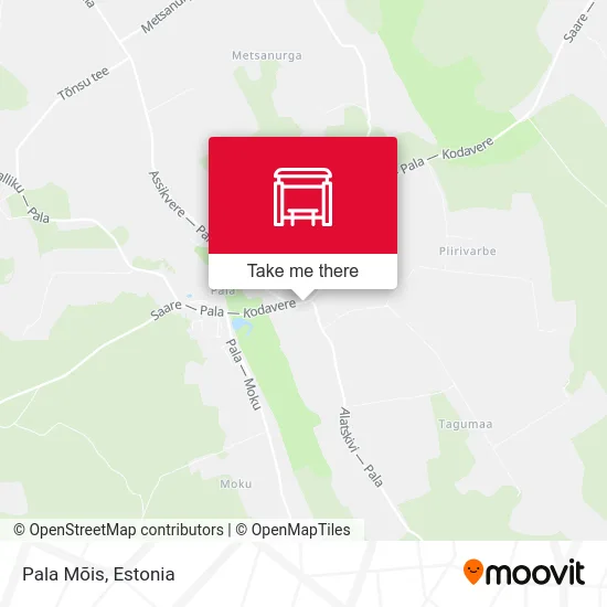 Карта Pala Mõis