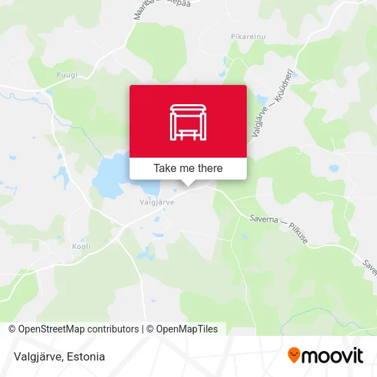 Карта Valgjärve