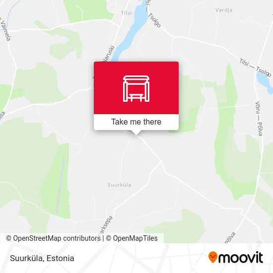 Карта Suurküla
