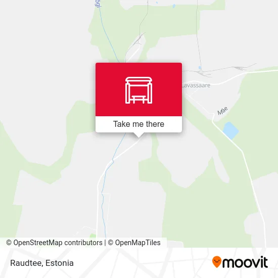 Карта Raudtee