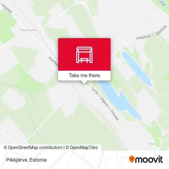Карта Pikkjärve