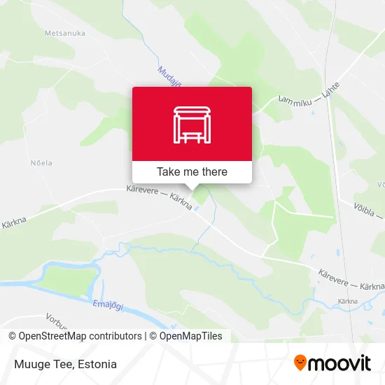 Карта Muuge Tee