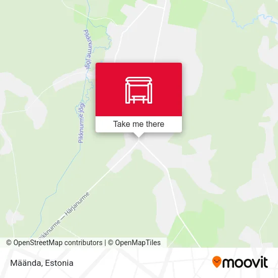 Карта Mäända
