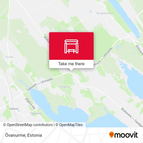 Карта Õvanurme