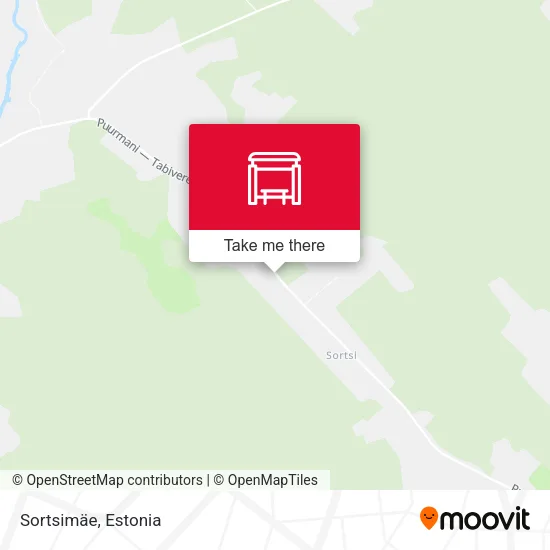 Карта Sortsimäe