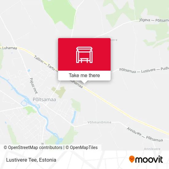 Карта Lustivere Tee