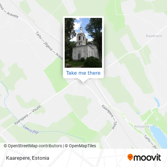 Карта Kaarepere