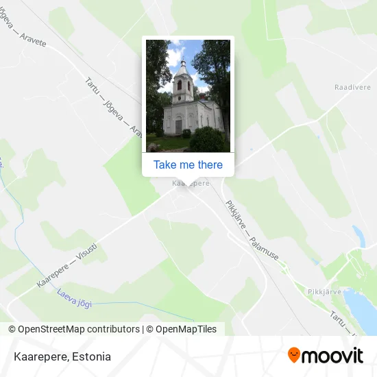 Карта Kaarepere