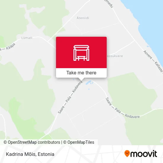 Карта Kadrina Mõis