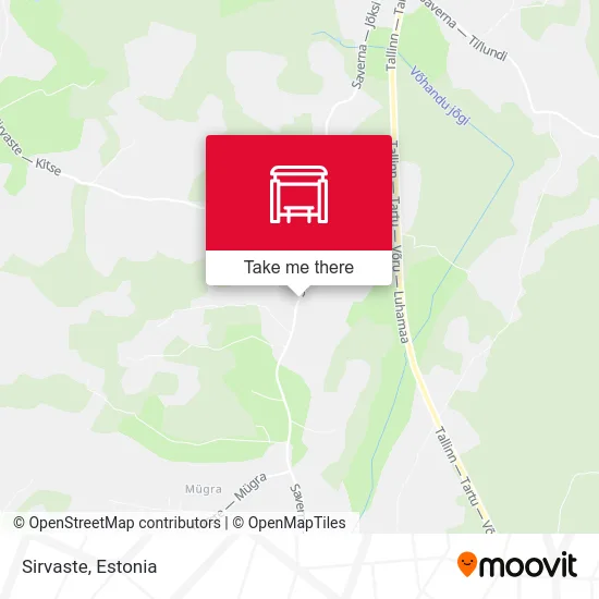 Карта Sirvaste