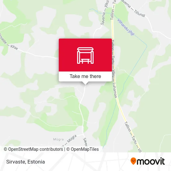 Карта Sirvaste