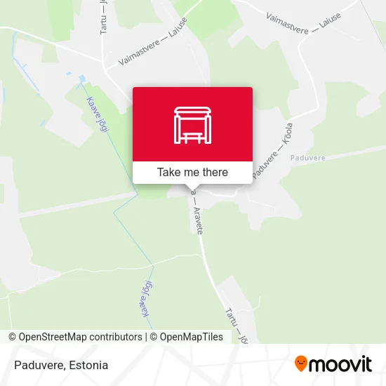 Карта Paduvere