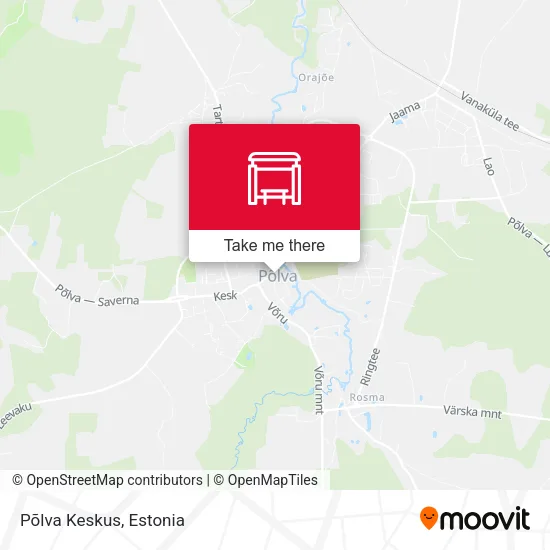 Карта Põlva Keskus