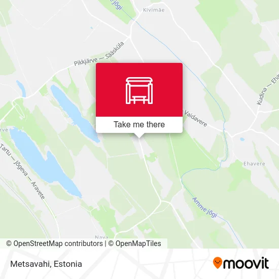 Карта Metsavahi