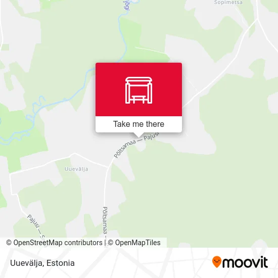 Карта Uuevälja