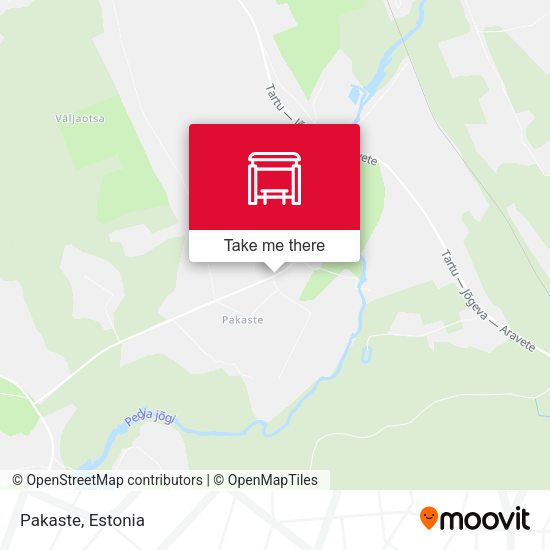 Карта Pakaste