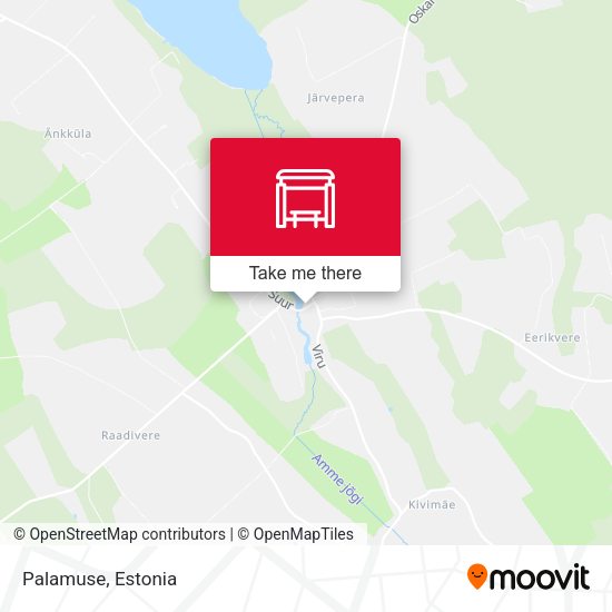 Карта Palamuse