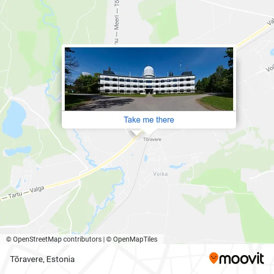 Карта Tõravere