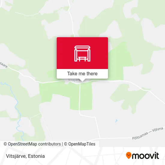Карта Vitsjärve