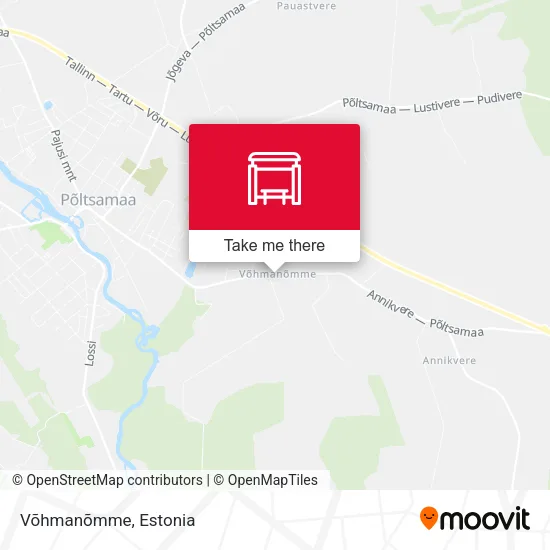 Карта Võhmanõmme
