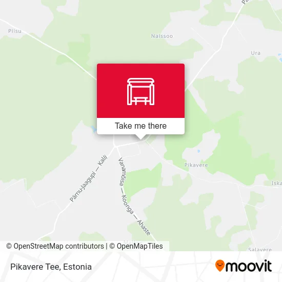 Карта Pikavere Tee