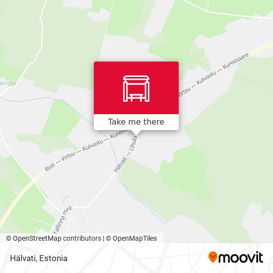 Hälvati map