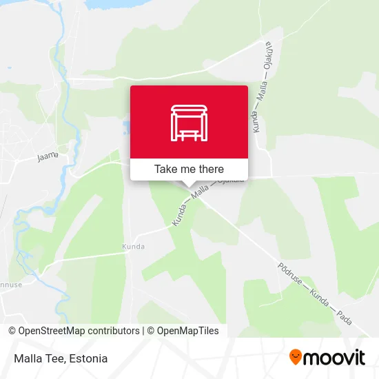 Карта Malla Tee