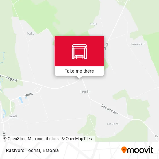 Карта Rasivere Teerist