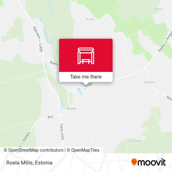 Карта Roela Mõis