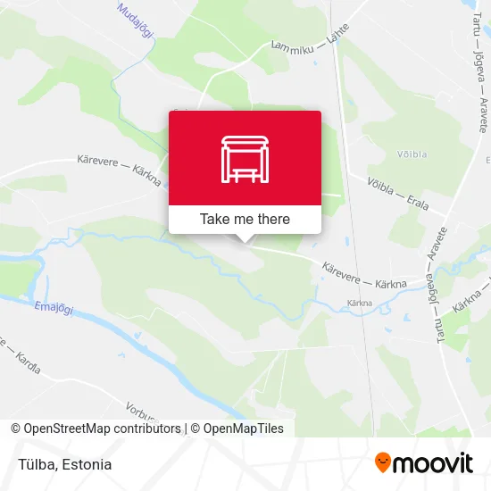 Карта Tülba