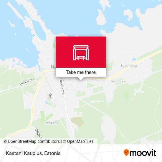Карта Kastani Kauplus
