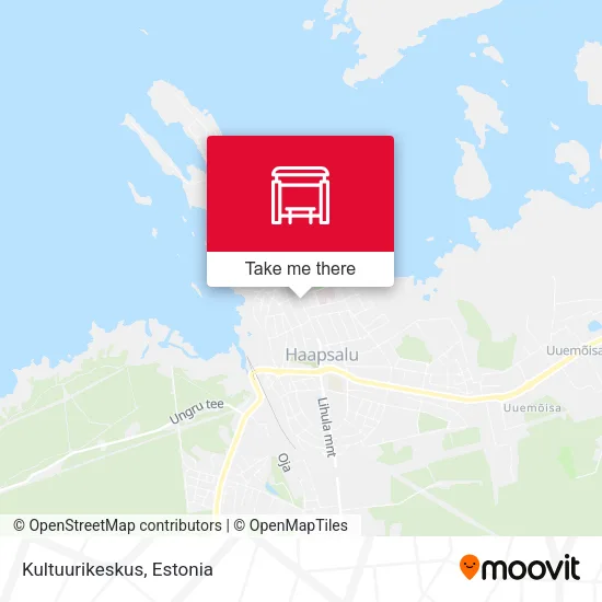 Карта Kultuurikeskus