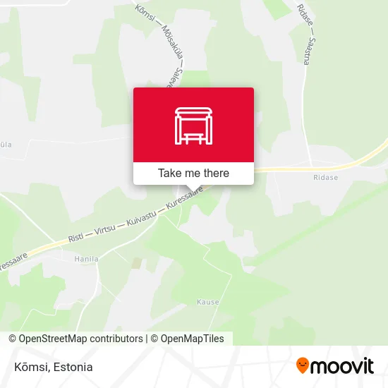Карта Kõmsi