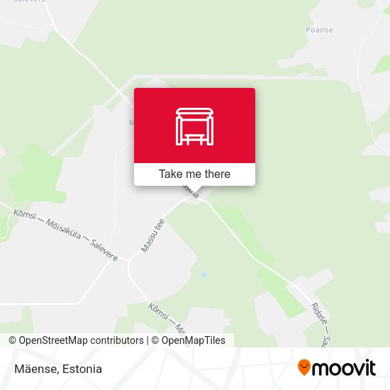 Карта Mäense