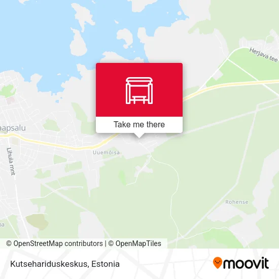 Карта Kutsehariduskeskus