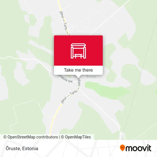 Карта Õruste