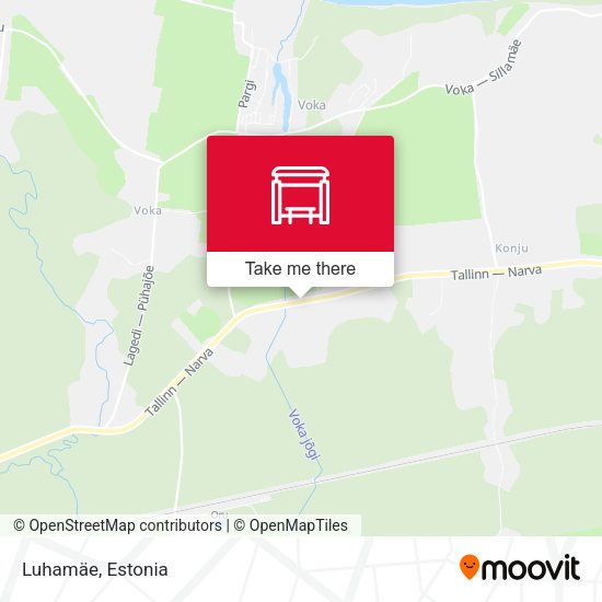 Карта Luhamäe