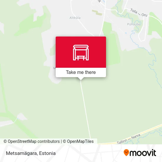 Карта Metsamägara