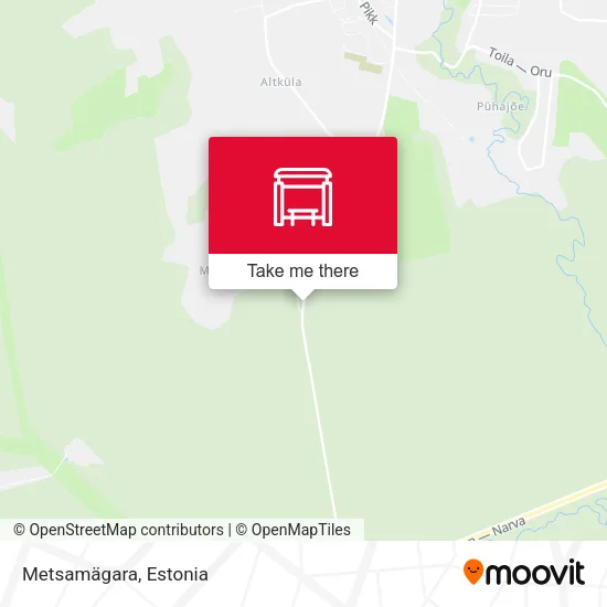 Карта Metsamägara