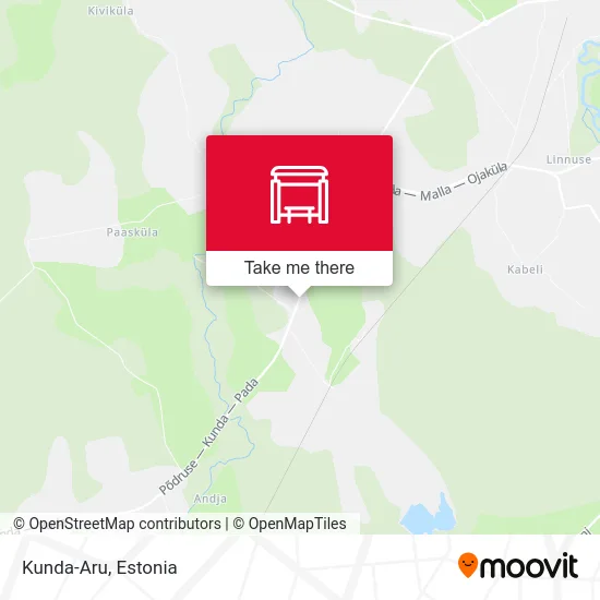 Карта Kunda-Aru