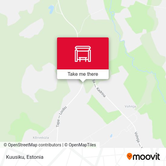 Карта Kuusiku