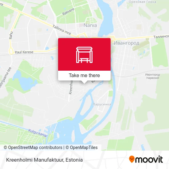 Карта Kreenholmi Manufaktuur